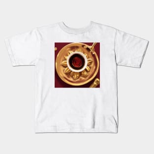 Coffee Vintage Cafeteria Retro Kids T-Shirt